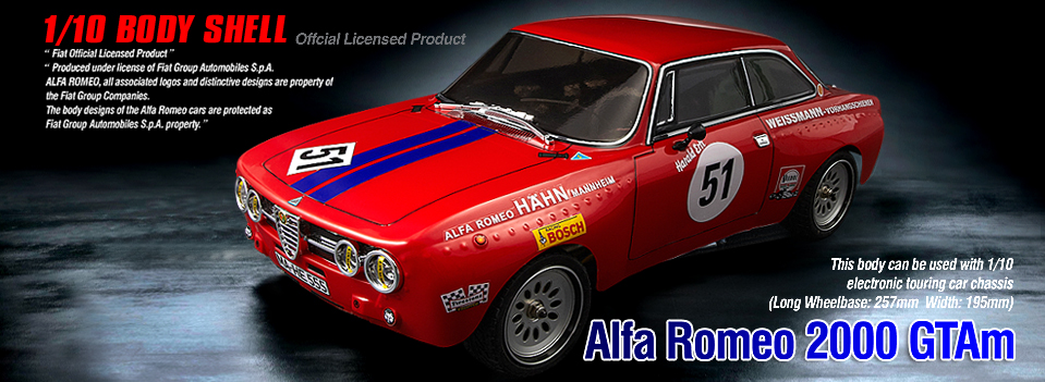 Killerbody Alfa Romeo 2000 Gtam Rc Cars Rc Parts And Rc Accessories